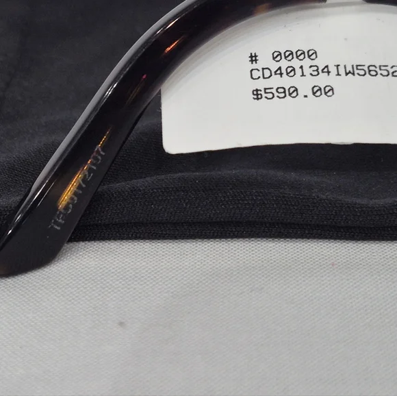 DIOR Womens Sunglasses, Dior Signature S9U, Tortoise Shell Sunglasses, Authentic - Picture 5 of 8